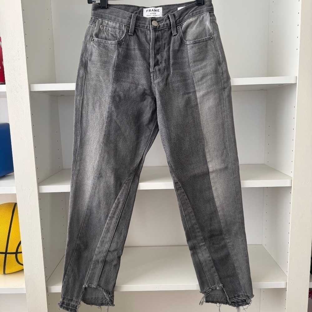 FRAME Nouveau Le Mix Ash Mix Jeans - Picture 2 of 6